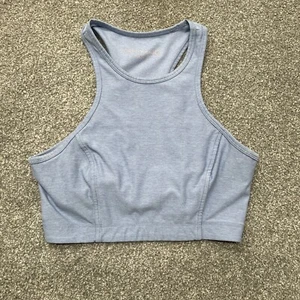 Outdoor Voices Shirt Adult Small Blue Cropped Active Tank Top Ladies - Picture 1 of 7