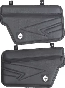 Pro Armor Door Knee Pads-Front-Large-Black for 2023 Honda SXS10S2X Talon 1000XS - Picture 1 of 2