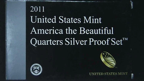 2011-S US Mint ATB Quarter 90% Silver Proof Set 5 Coins 21ococ0929 Cover