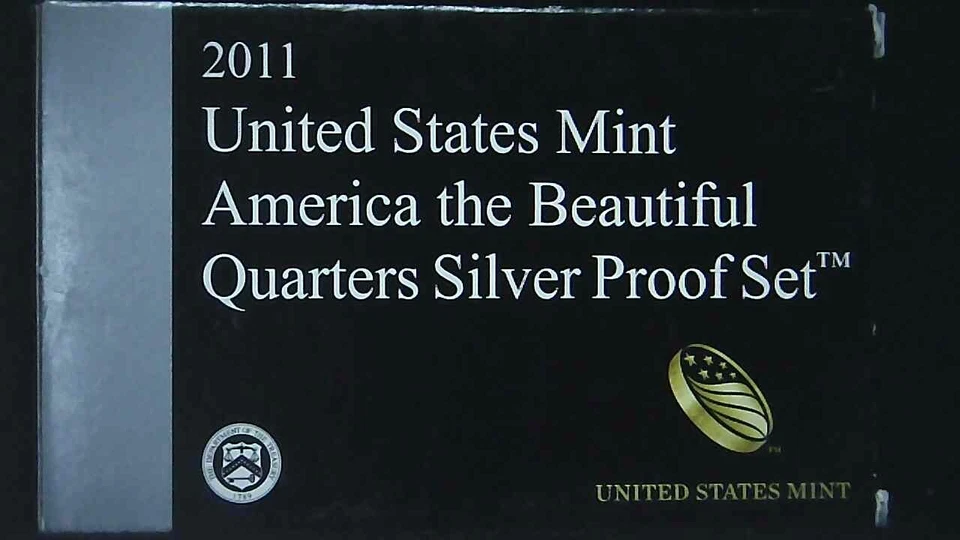 2011-S US Mint ATB Quarter 90% Silver Proof Set 5 Coins 21ococ0929 - Image 1 of 4