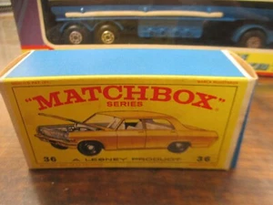 1966 MATCHBOX 36 OPEL DIPLOMAT Mint in Box - Picture 1 of 4
