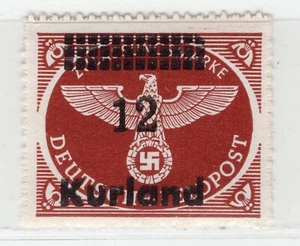 GERMANY 3rd REICH OCC WW2 KURLAND SCARCE MICHEL 4 VI PERFECT MNH EXPERTIZED BPP - Picture 1 of 2
