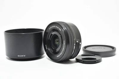 Lente de cámara Sony SELP1650 16-50mm f3.5-5.6 negro con capucha directa de J... - Imagen 1 de 4