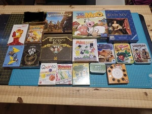 17x Brettspiele und Kartenspiele | Sammlung/Konvolut | Neu/Neuwertig - Bild 1 von 1