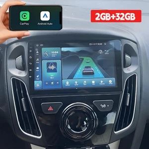 For Ford Focus 2012-2018 Radio Stereo Car Apple Carplay Android 13 GPS Navi WiFi - Picture 1 of 16