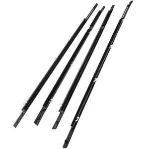 4 PCS Weatherstrip Window Moulding Seal Belt Fit Honda Accord 2008-12 Chrome New - Picture 1 of 11