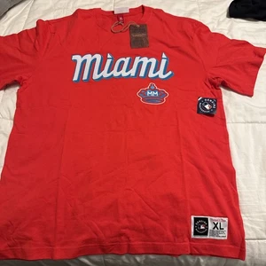 Mitchell & Ness Miami Marlins Sugar Kings City Connect Premium Tee Size XL NWT - Picture 1 of 12