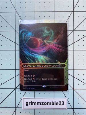 Grove of the Burnwillows (0107)(Borderless Galaxy FOIL) Edge of Eternities - MTG - Image 1 of 4
