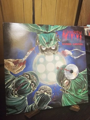 AUTOPSY Severed Survival '90 RARE IMPORT UK press VG+/NM death metal - Image 1 of 4