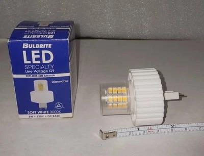 Bulbrite 770552-5W LED 5G9 / SW / D 3000K Dimmable Bulb *NEW - Image 1 of 4