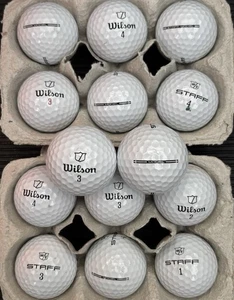 14 x Wilson Staff Model Mix Golf Balls - Grade B White - Picture 1 of 2