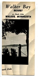 Walker, Minnesota, Walker Bay Resort, Vintage Travel Brochure - Picture 1 of 3