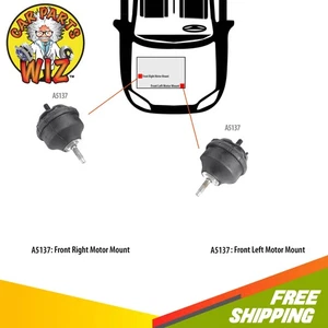 Engine NEW Motor & Trans Mount Kit Fits 02-09 Buick Chevrolet Bravada Envoy 4.2L - Picture 1 of 4