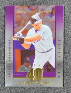 1997 Pinnacle Inside Forty Something #14 Andres Galarraga - Picture 1 of 2