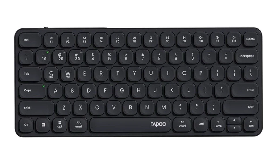 NEW Rapoo E9050L Multi-Device Wireless Keyboard Ultra-Thin Rechargeable Mac PC - Image 1 of 4