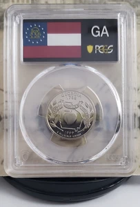 Etiqueta estatal 1999-S - Cuarto - Georgia - PCGS PR70DCAM - ¡Excelente calidad! 4083 - Imagen 1 de 6