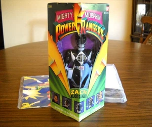 ZACH Black Ranger Mighty Morphin Power Rangers 1994 Bandai NUOVO NUOVO CON SCATOLA più altro! - Foto 1 di 6