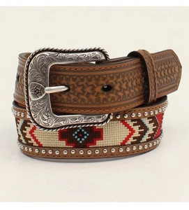 Ariat® Children's Southwest Design Embroidered Inlay Belt - Picture 1 of 3