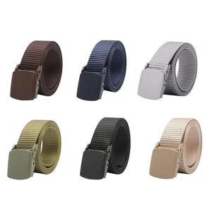 Ceinture tactique robuste en nylon pour le travail, longue ceinture utilitaire - Picture 1 of 23