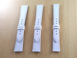 Cinturino bianco vitello leggero vera pelle larghezza 16/18/20 mm. - Imagen 1 de 5