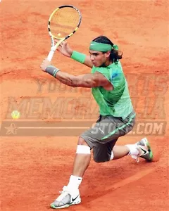 Rafael Nadal back hand clay court 8x10 11x14 16x20 photo 624 - Picture 1 of 1