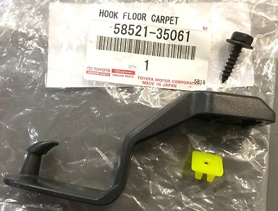 FJ Cruiser 2007-2010 exterior alfombrilla delantera gancho pieza genuina Toyota Foto 1 de 3