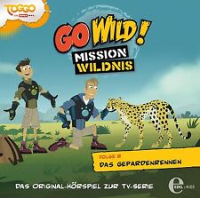 CD GO WILD - MISSION WILDNIS - CD 8 - DAS GEPARDENRENNEN - NEU OVP 