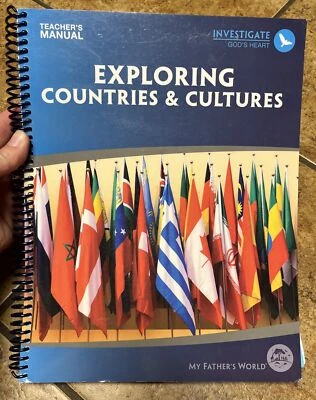 My Father's World Exploring Countries & Cultures Homeschool Teacher's Manual EUC - Image 1 of 4