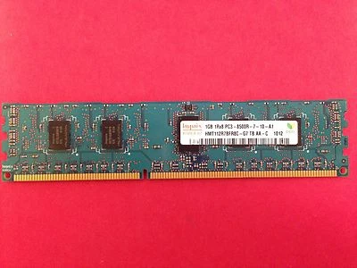  HYNIX 1GB PC3-8500R 1RX8 ECC REGISTERED SERVER MEMORY PN#HMT112R7BFR8C-G7****** - Image 1 of 3