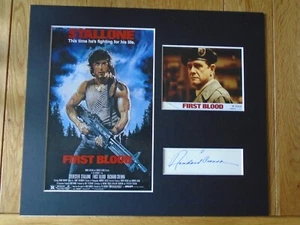 Autógrafo auténtico firmado genuino Richard Crenna Rambo - UACC / AFTAL. - Imagen 1 de 2