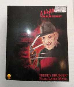 NEW IN BOX Nightmare On Elm Street Freddy Krueger Foam Latex Mask Halloween RARE - Picture 1 of 4