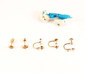 SURTIDO DE ARETES VINTAGE EN ORO - Joyero/Hallazgo/Piezas artesanales - Imagen 1 de 4