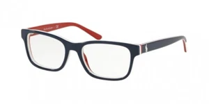 NEW Polo Prep 8534 Eyeglasses 5667 Blue 100% AUTHENTIC - Picture 1 of 1