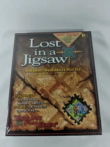 Escape From Eden Sealed Lost In A Jigsaw Diagonal Maze Puzzle Buffalo 19x17  - Picture 1 of 5