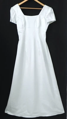 Vestido Formal De Colección Bill Levkoff Maxi Línea A Satinado Azul Claro Talla 6 Foto 1 de 4