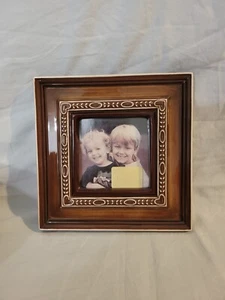 Picture Frame New the Lexington Loft Collection Ceramic 5" by 5" photo size 3x3 - Picture 1 of 12