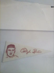 1950 HOF RALPH KINER American Nut & Chocolate Baseball 4" Mini PENNANT FREE SHIP - Picture 1 of 2