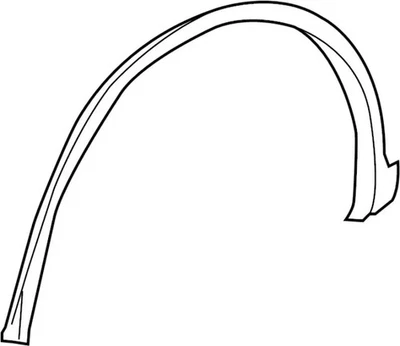Moldura de apertura de rueda Infiniti genuina 78860CG000 Foto 1 de 3