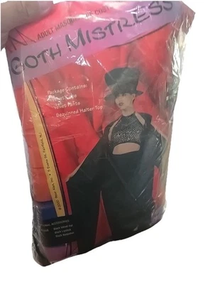 Disfraz de amante gótica gótica adulto talla estándar disfraz compañeros 2000 nuevo Foto 1 de 3