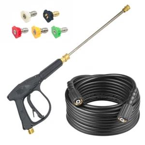 3000 PSI Hochdruckreiniger Spritzpistole Stab Lanze Düse Spitzen Kit M22-14 - Bild 1 von 33