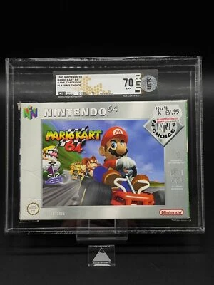 Mario Kart 64Player's Choice 1999 Nintendo 64 EU RGS 70 EX+ CIB Grade No VGA WAT - Image 1 of 4