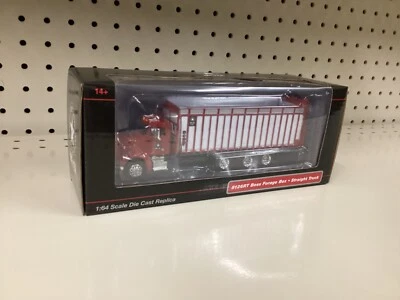 1:64 Meyer 8126RT Boss Forage Box w/ Red Peterbilt, SpecCast - Image 1 of 2