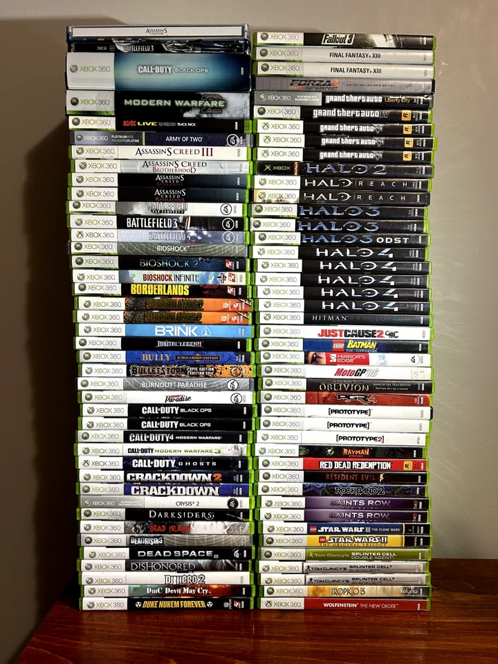 HUGE Microsoft Xbox 360 Games Lot - Choose Your Own Games - Buy 3 Get 1 Free!!! - Image 1 of 1