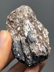 Schwarzer Turmalin 5,5oz Kristall! Schöner großer Heilschutz N13 - Bild 1 von 11