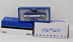 2024 Hot Wheels RLC Exclusive 1969 Chevy C-10 W Box New Blue Free Shipping - Picture 1 of 5
