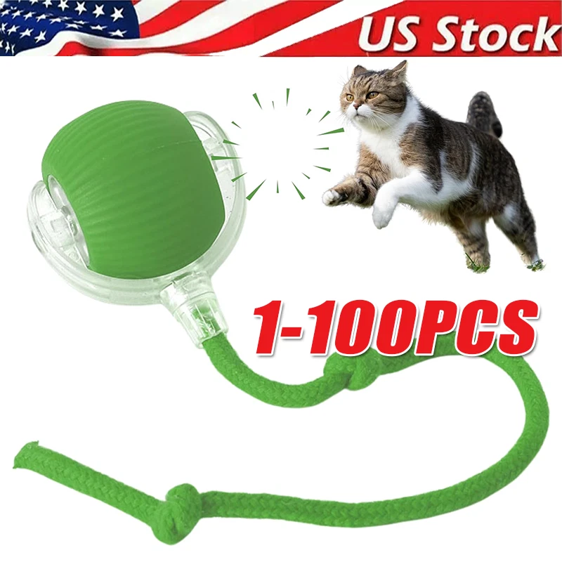 Lote de bolas rodantes automáticas inteligentes gato perro juguete eléctrico mascota gatito móvil Foto 1 de 4