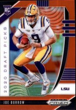 2020 Panini Prizm Draft Football Prizms Orange Parallel Singles -Pick Your Cards