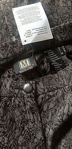 Madeleine: Jeans, braun, schwarz, Muster, Gr. 34, Neu mit Etikett