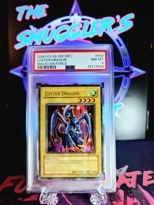 2003 Yu-Gi-Oh! Magician's Force Luster Dragon MFC-058 Ultra Rare PSA 8 NM-MT - Picture 1 of 2