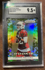 2013 Prizm Tyrann Mathieu CAMO Prizm Rookie Card RC SGC 9.5